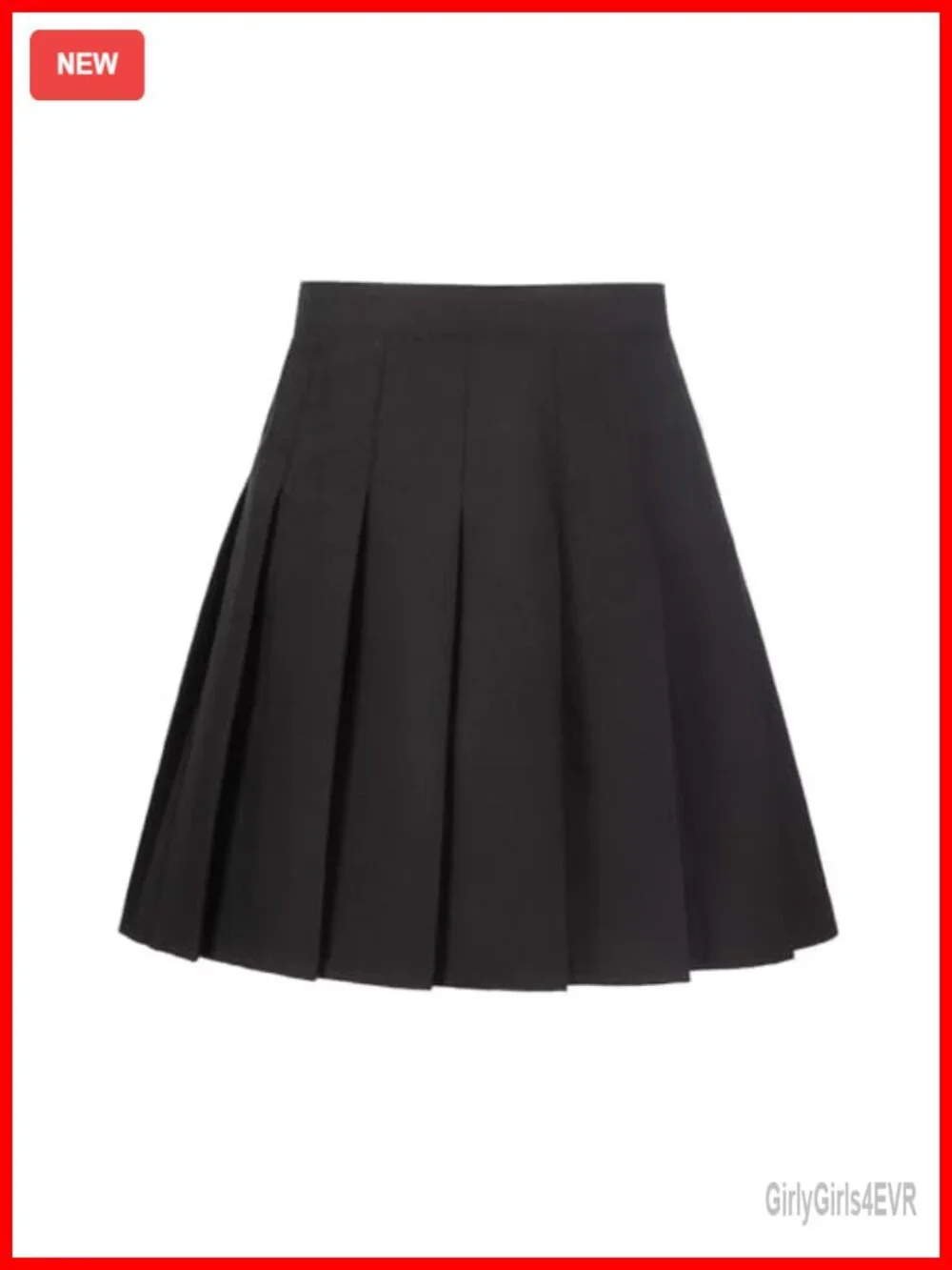 Women's High Waisted Pleated Tennis Skort with Built-in Shorts, A-Line